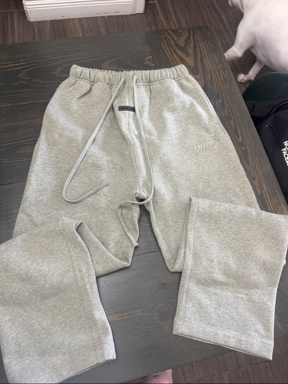 Essentials Heather Grey Pullover Jogger Sweatpants